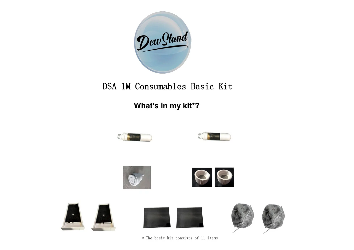 Disposable Kits for Dew Stand-A Mid Size (Model DSA-1M)