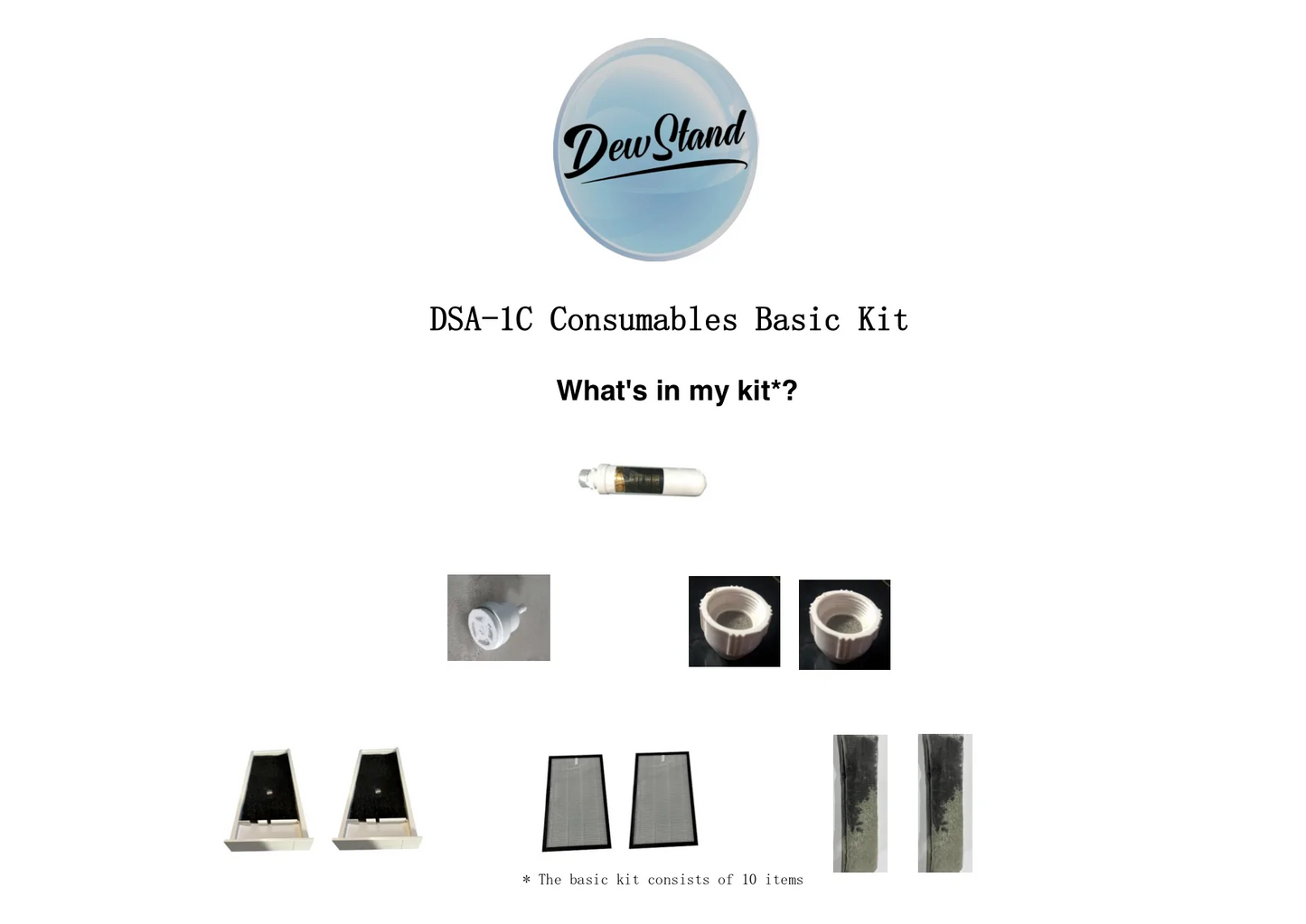 Disposable Kits for Dew Stand-A Countertop (Model DSA-1C)